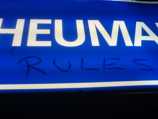 rheuma rulezZz!!!11 tiefgarage schild heumarkt 