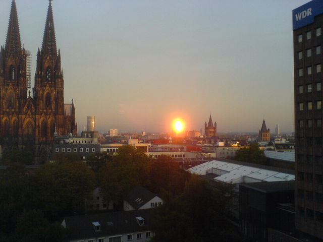 sonnenuntergang dom kln sonnenuntergang wdr 