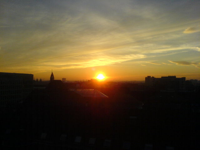 sonnenuntergang k�ln sonnenuntergang 