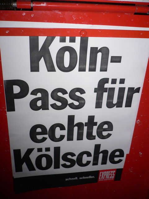 klner, kauft nicht bei dsseldorfern, oder was? pass express kln klsch 