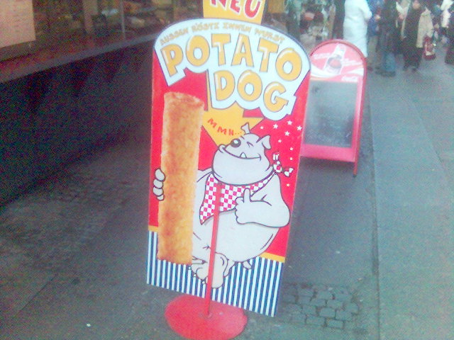 Potato Dog!! essen hund snack sterreich salzburg 