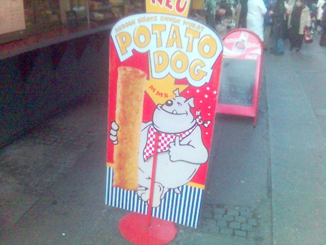 Potato Dog!! essen hund snack �sterreich salzburg 