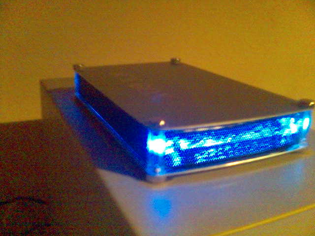 extrem l337 festpladde blau computer festplatte hardware 