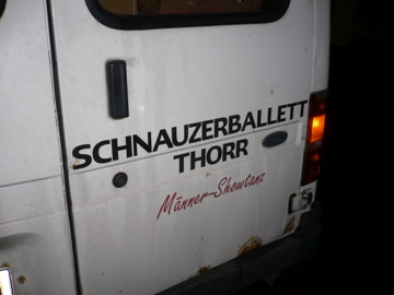 schnauze! ballett schnauzer mnner lkw tanz 