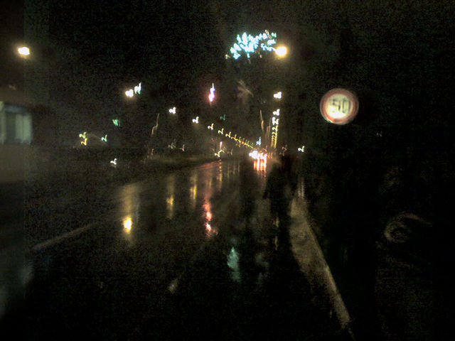 frohes neues jahr, schwankend 50 neujahr br�cke regen 