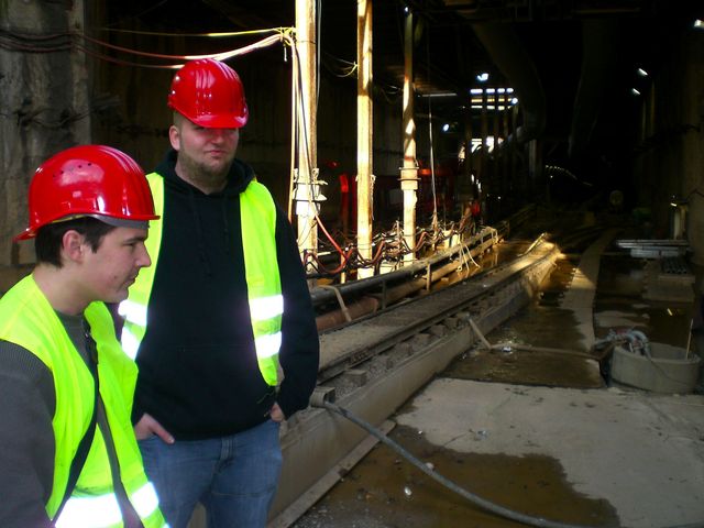 bauarbeiter k�ln tunnelbaustelle nords�dbahn mode pandur steam 