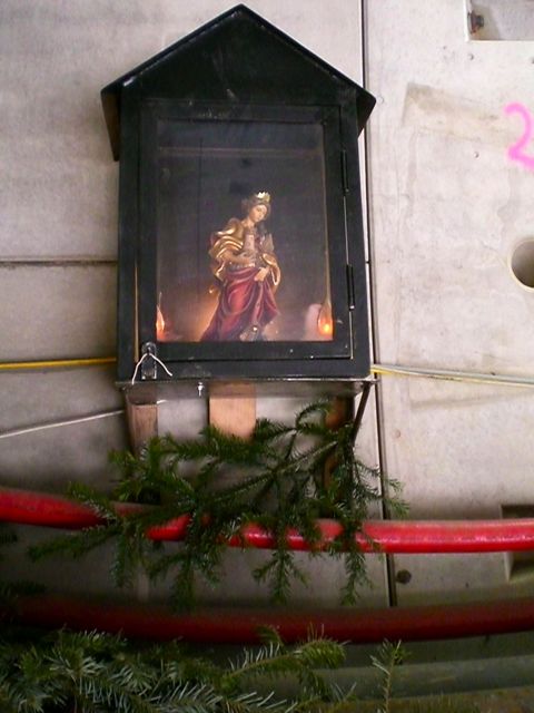 hl. barbara k�ln tunnelbaustelle nords�dbahn heilig 