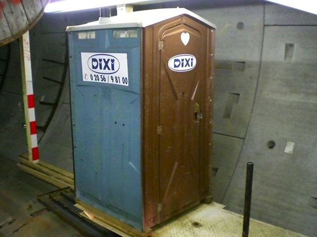 dixi II k�ln tunnelbaustelle nords�dbahn 