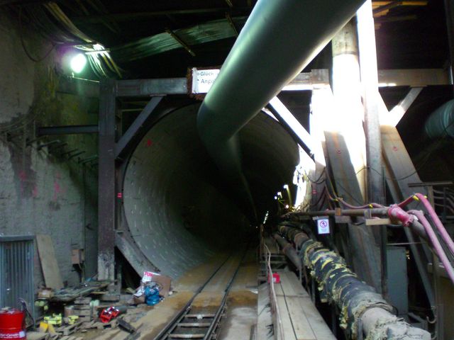 glck auf! kln tunnelbaustelle nordsdbahn rhre schacht tunnel 