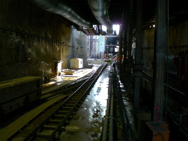 tageslicht k�ln tunnelbaustelle nords�dbahn 