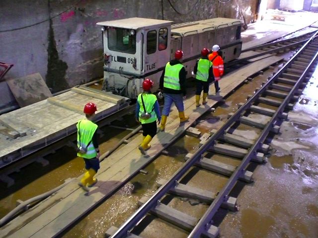 gnsemarsch kln tunnelbaustelle nordsdbahn 