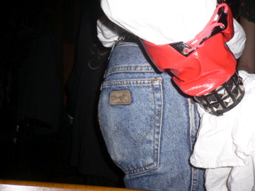 90er-Jahre-Spitzarsch arsch steam Po jeans hintern 