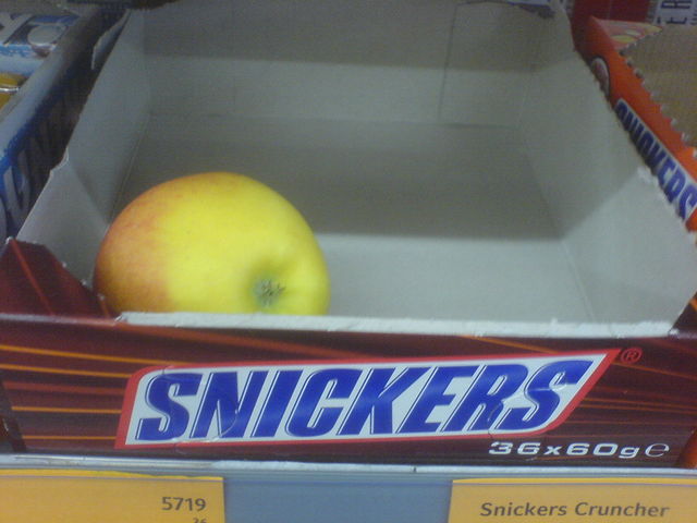 neu! apfel snickers supermarkt 