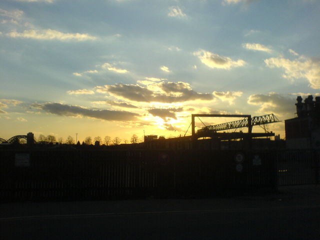 Fr�hling fabrik deutz k�ln sonnenuntergang 