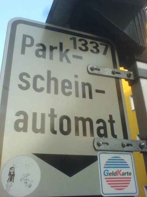 elite-parking only! 1337 parken automat 