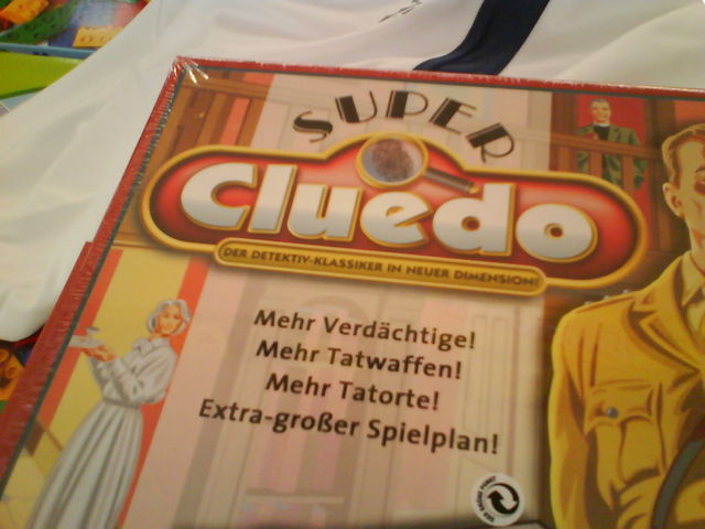 Super-Cluedo! klassiker tatort tatwaffen verd�chtige spiel cluedo brettspiel 