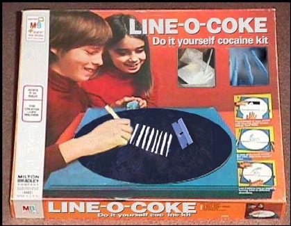 Line-O-Coke coke drugs funfreitag line schokolade spiel spass 