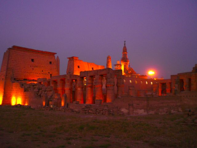 luxor-tempel tempel gypten luxor 