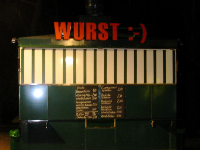 Zur frhlichen Wurst. wurst berlin bude 