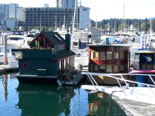 hausboot hausboot hafen balkon 