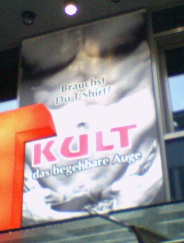 gehstu stadt kult werbung t-shirt 