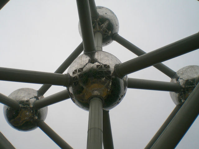 atomium aluminium atomium br�ssel 
