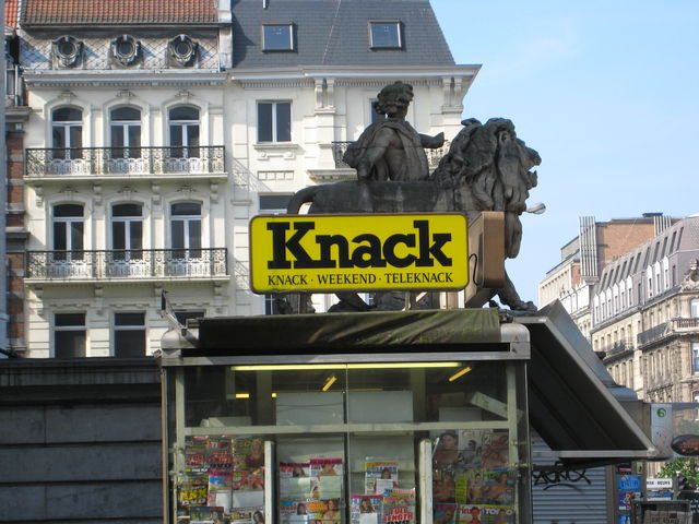 Knack! knack schild brssel 