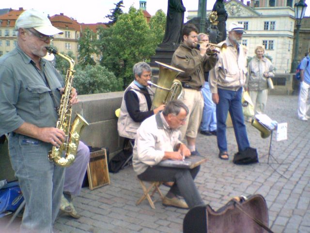 waschbrett waschbrett band musik jazz prag karlsbrcke 