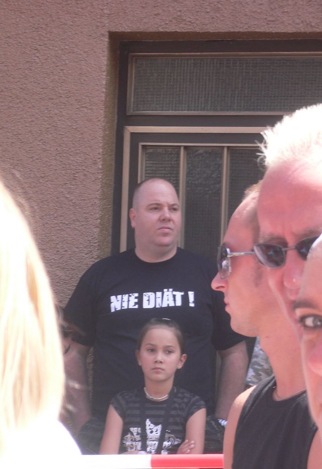 imbissbudenfreund csd07 di�t shirt fett glatze 