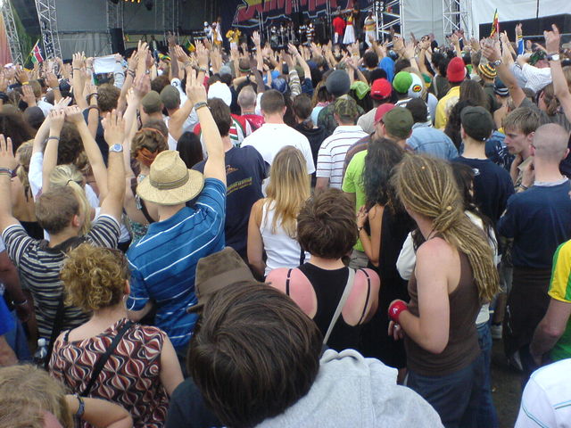 hands inna di air turbulence summerjam 2007 