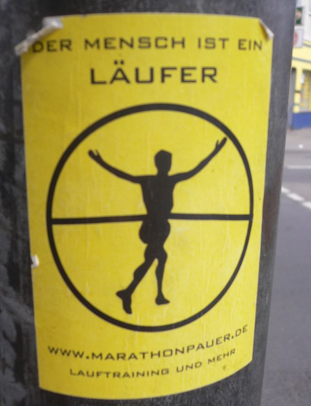 in form? krper sport werbung marathon laufen 