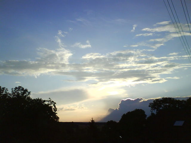 abendhimmel himmel wolken 