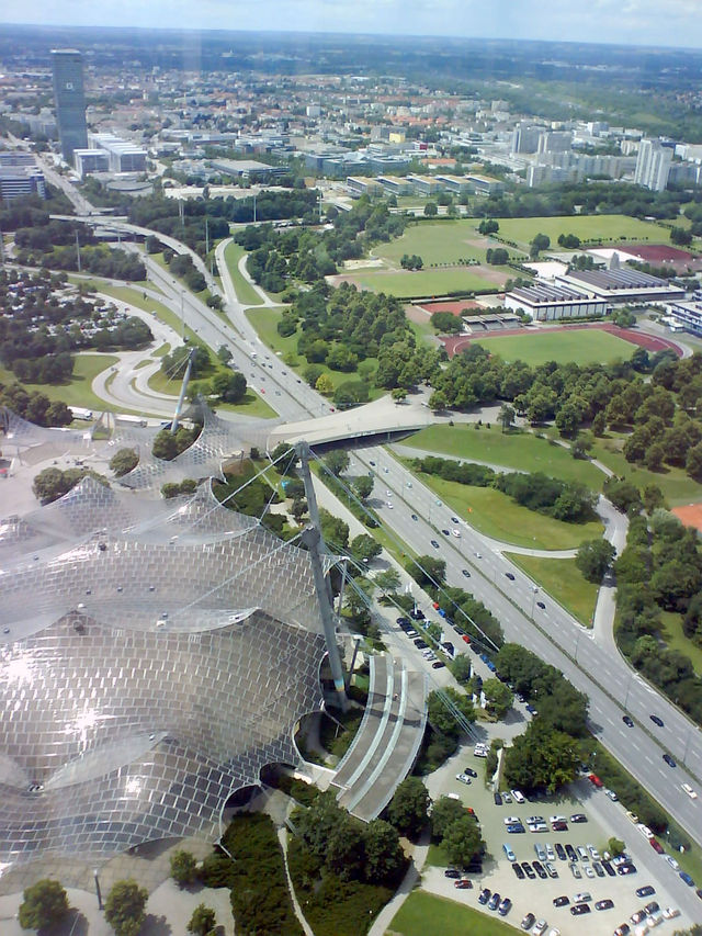 mnchen panorama bayern mnchen olympiaturm 
