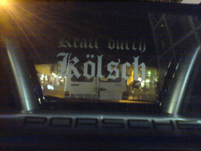 Kraft durch K�lsch porsche auto k�lsch 