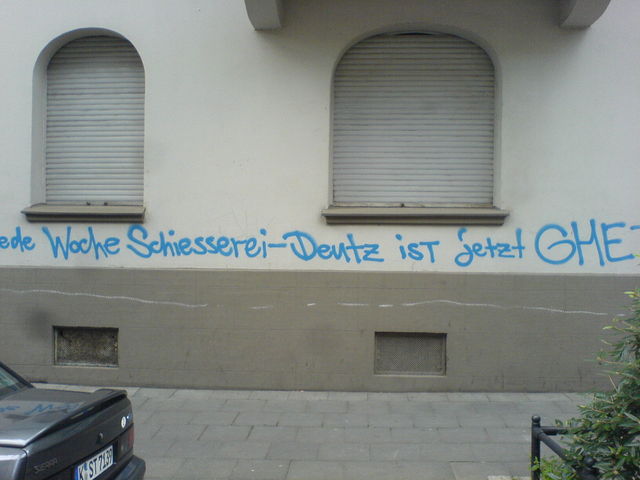 deutz = ghetto schiesserei deutz kln graffiti ghetto 