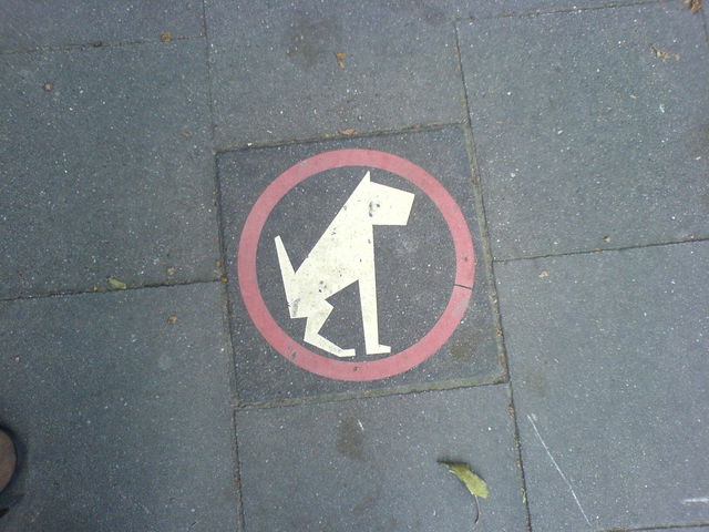 Schei�en verboten hund kot k�ter schild verbot schei�e hundekacke hundeschei�e br�ssel 