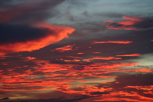 endzeit phnompenh himmel rot sonnenuntergang wolken kambodscha 