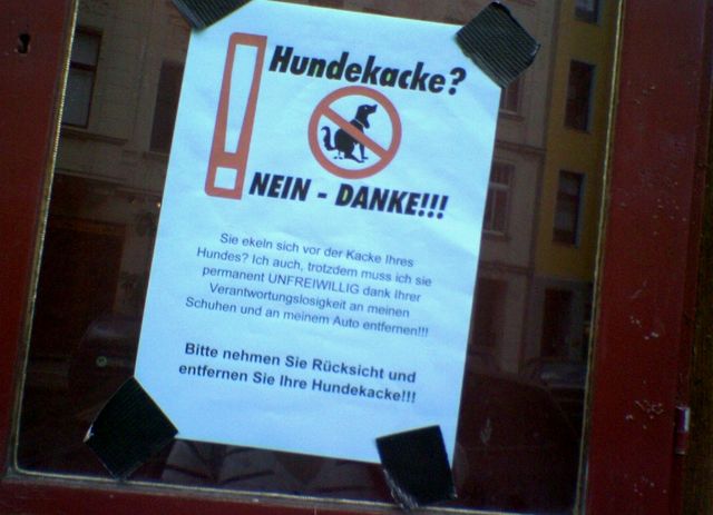 alles schei�e kacke nein hund hunde verbot bitte aushang schei�e hundekacke 