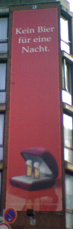 bis dass die leberzirrhose uns scheidet beziehung bier ehe k�lsch nacht plakat werbung paar fr�h 