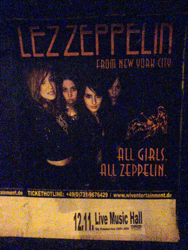 .... unterstes niveau led lez your girls live music hall zeppelin new 