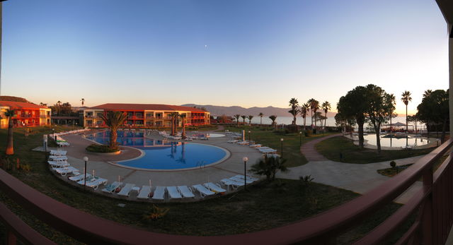 Balkonblick balkon trkei kusadasi panorama 