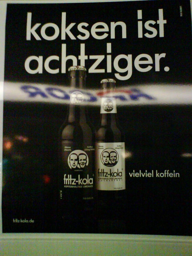 SOOOOO letztes Jahrtausend. 80ies fritz koksen werbung 