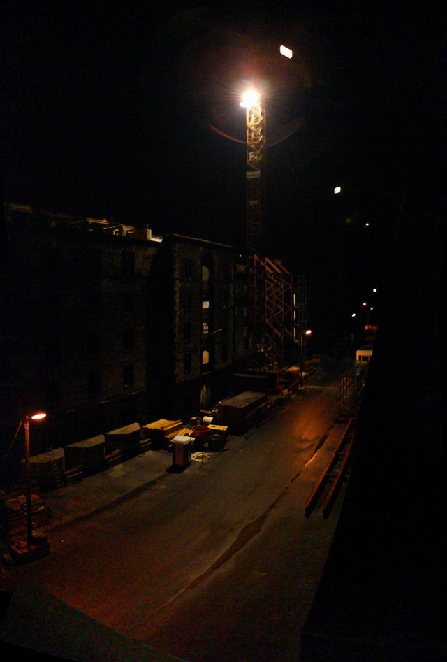 Baustadt Kln rheinauhafen spooky baustelle severinsbrcke panorama 