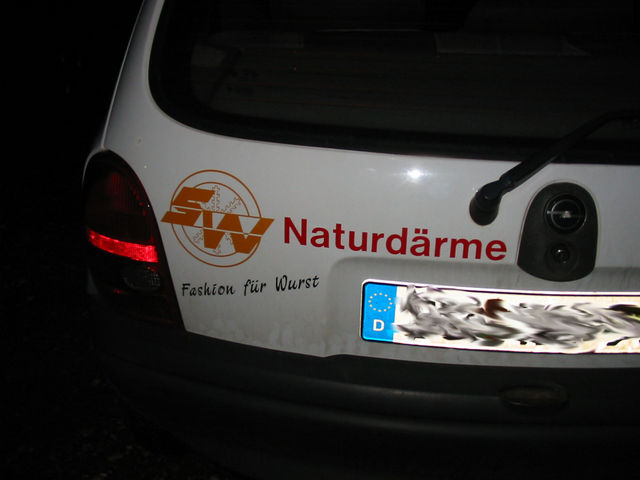 No more Pelz! darm fashion auto natur wurst 