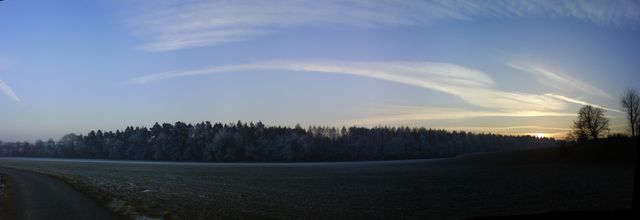 Ein�de himmel weihnachten wiese ein�de homburg saarland spazieren panorama 