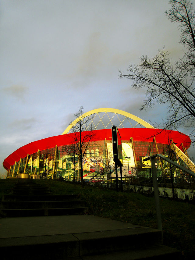 Arena deutz himmel wolken leuchten klnarena 