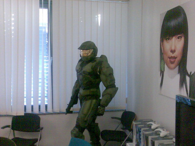 Master Chief master chief m�nchen microsoft meeting halo 