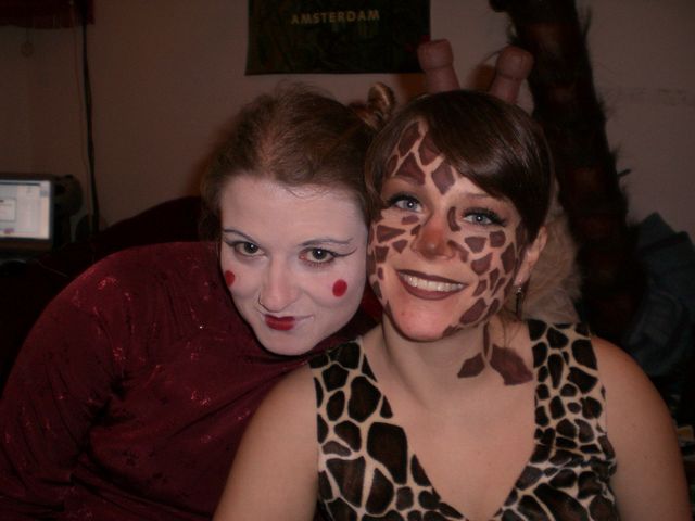 G & G geisha karneval nina kost�m meike giraffe 