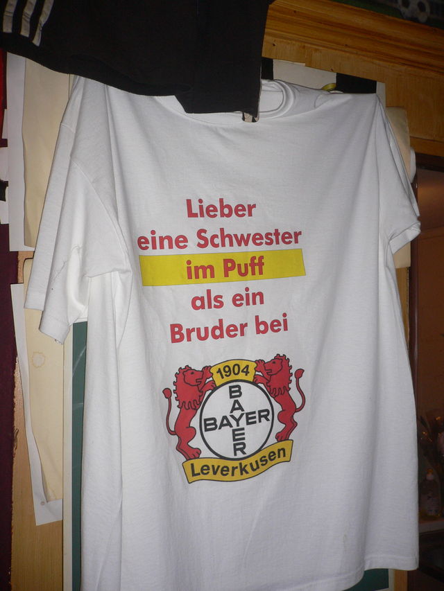 nur fr wilfried shirt Leverkusen puff t-shirt bayer schwester 