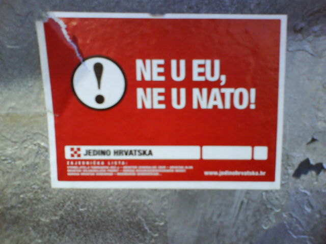 dagegen! dagegen nato sticker eu zagreb 